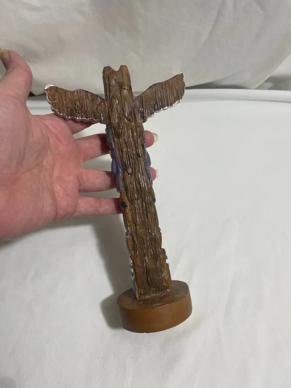 Alaska Native Totem Pole Souvenir Figurine 7